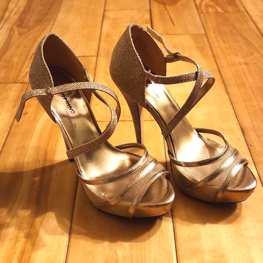 Sparkle Heeled Sandals